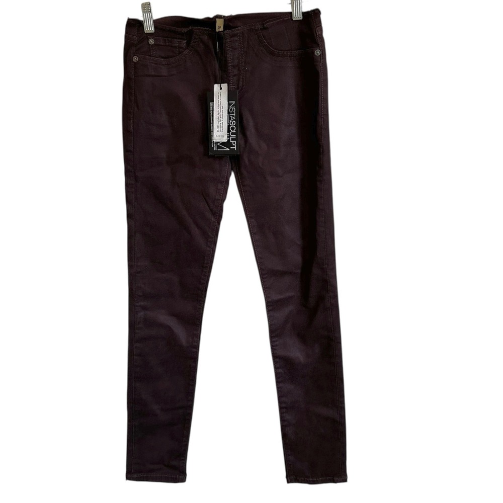 DL1961 Florence Maternity InstaSculpt Skinny Pants Burgundy Size 26‎